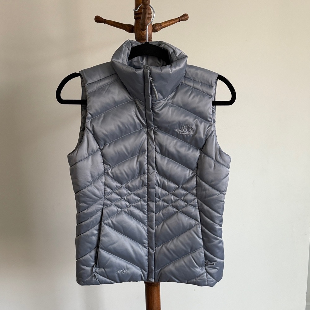 The North Face Women's Gray Vest 550 - Picture 1 of 7